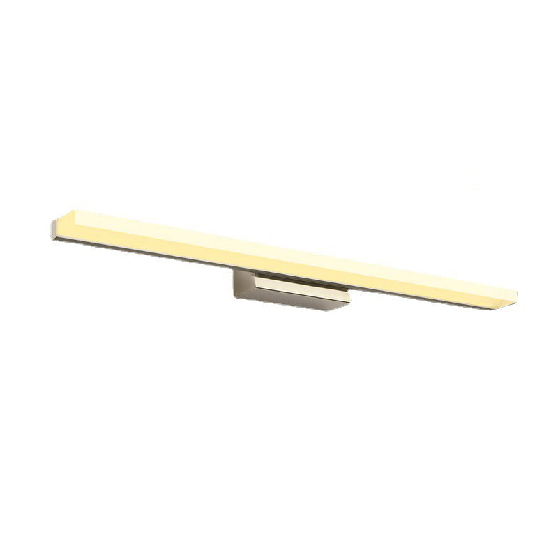 Simplicité Mirror de vanité allongée lumineuses luminaires muraux acryliques pour salle de bain