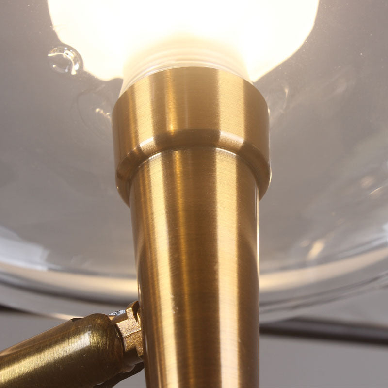 Lámpara de lámpara sombreada de negro simplicidad estilo techo de metal luz colgante de techo