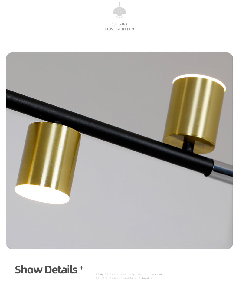 Minimalist Style Long Strip LED Island Light Modern Home Decorative Lighting Fixture