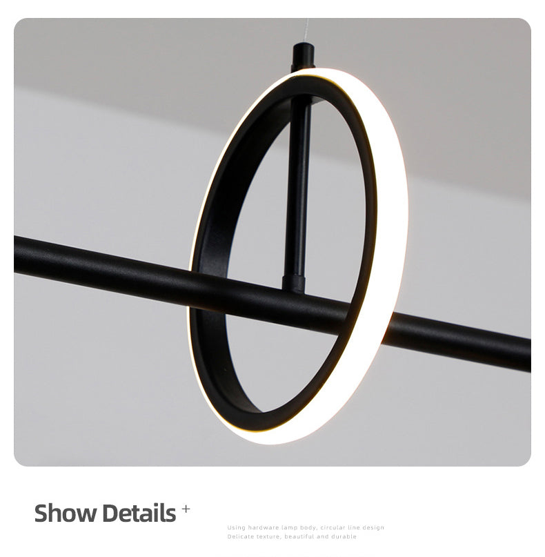Minimalist Style Long Strip LED Island Light Modern Home Decorative Lighting Fixture