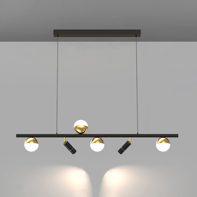 Angle Adjustable Multi Light Spotlight Modern Style Cylinder LED Island Light Downlight Lighting Fixture for Dining Room