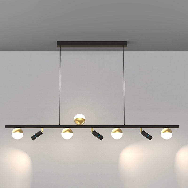 Angle Adjustable Multi Light Spotlight Modern Style Cylinder LED Island Light Downlight Lighting Fixture for Dining Room