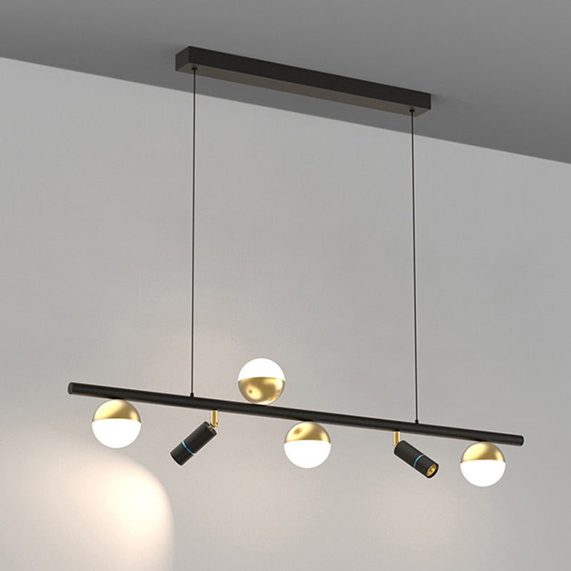 Angle Adjustable Multi Light Spotlight Modern Style Cylinder LED Island Light Downlight Lighting Fixture for Dining Room