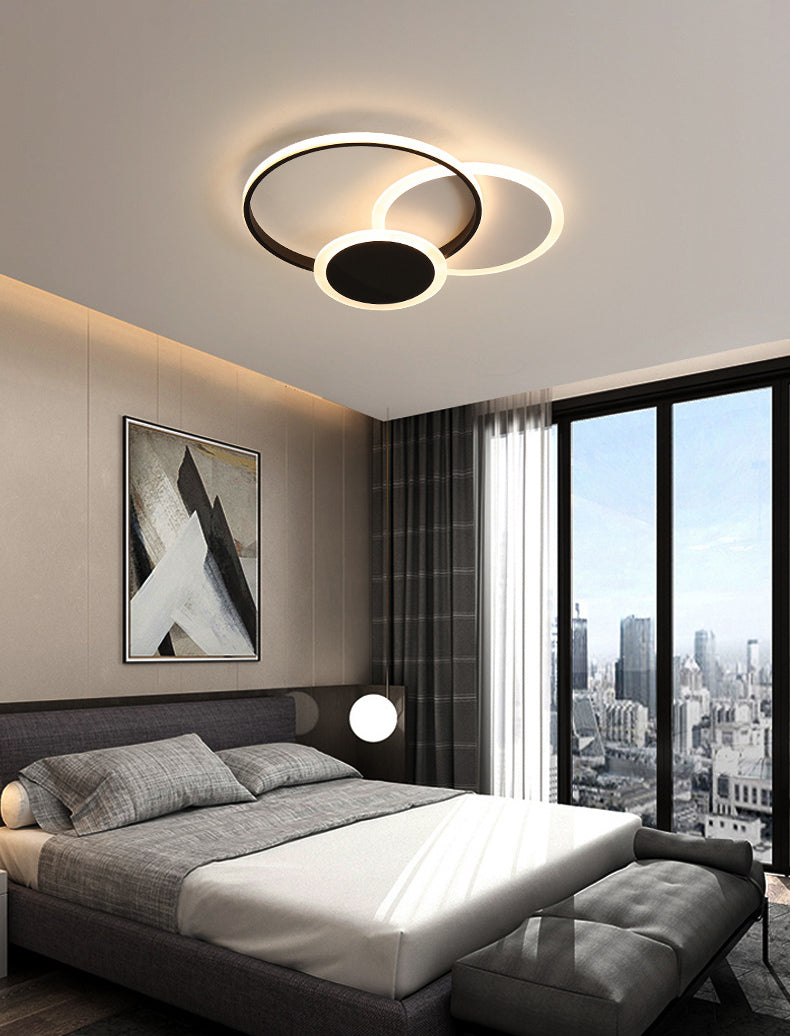Cirkels dicht bij plafond verlichting minimalistische stijl metalen LED flush mount verlichting