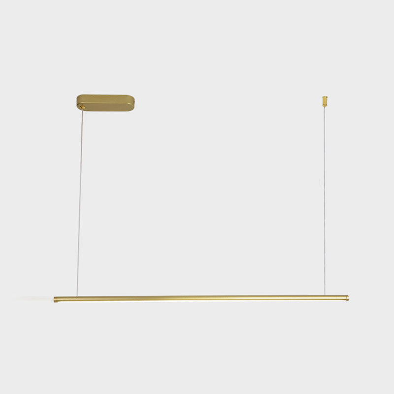 Linear Island Chandelier Lights Simplicity Acrylic Chandelier Lighting Fixtures for Dining Table