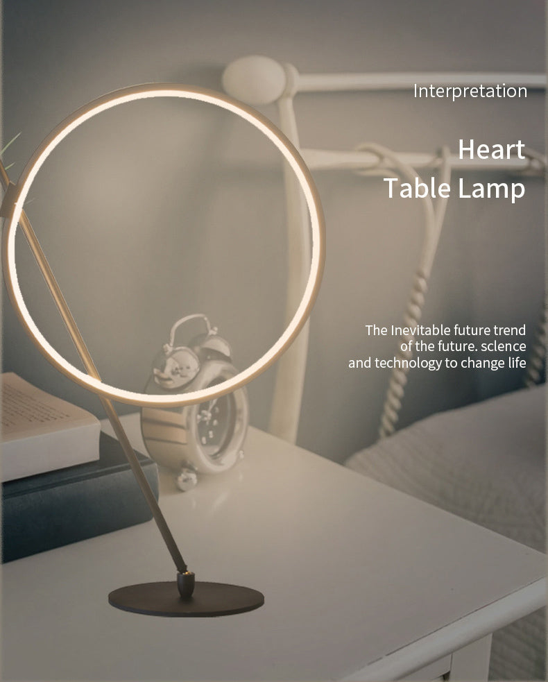 Modern Minimalist Style Round Strip LED LAMPAGGIO LAMPAGGIO METALE LIGHT per camera da letto