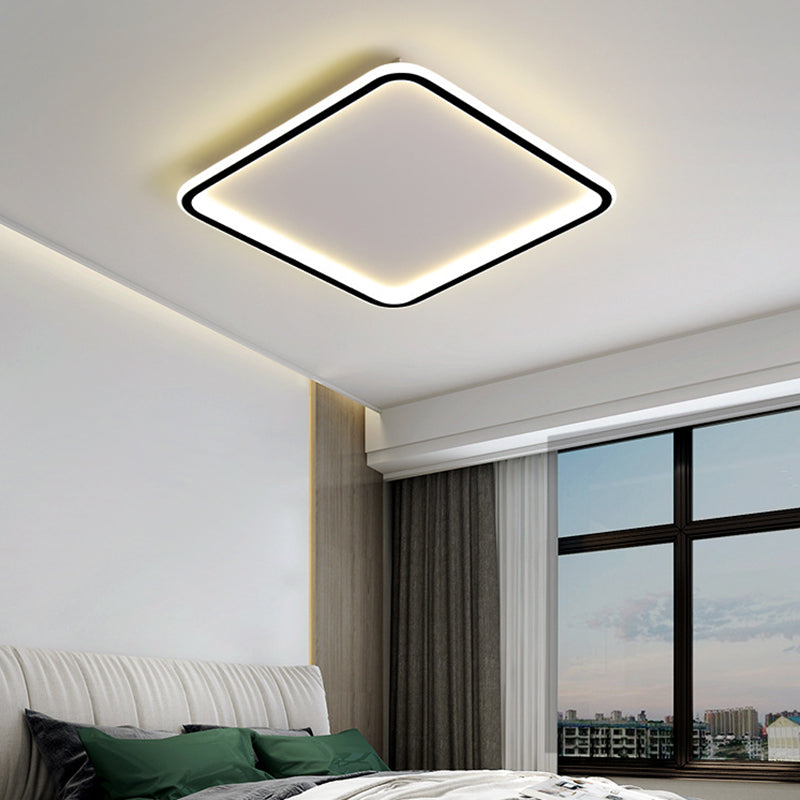 Luminaire de plafond encastré moderne en métal