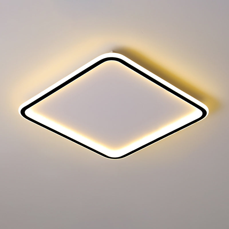 Luminaire de plafond encastré moderne en métal