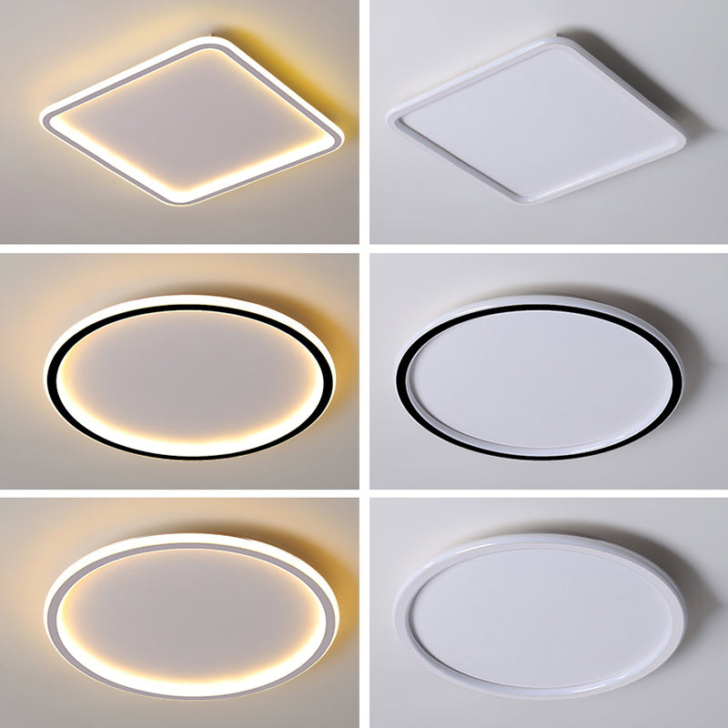 Luminaire de plafond encastré moderne en métal