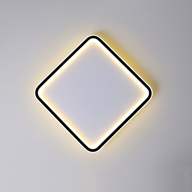 Luminaire de plafond encastré moderne en métal