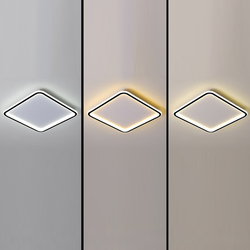 Luminaire de plafond encastré moderne en métal