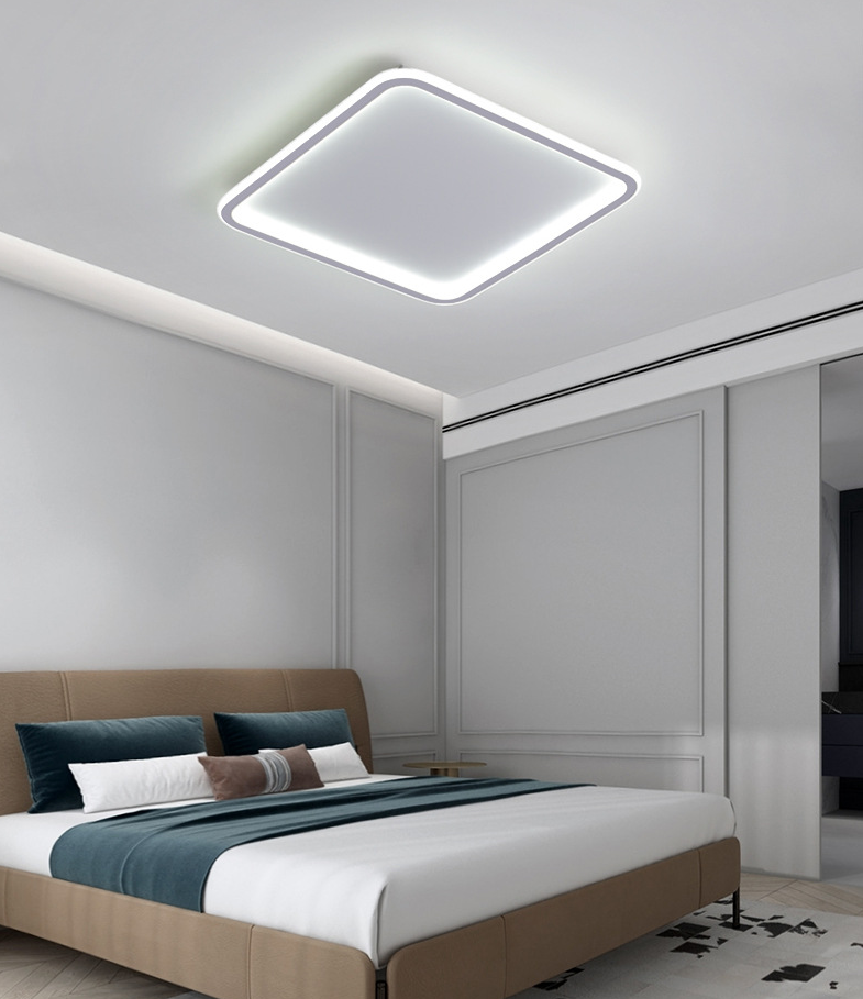 Luminaire de plafond encastré moderne en métal