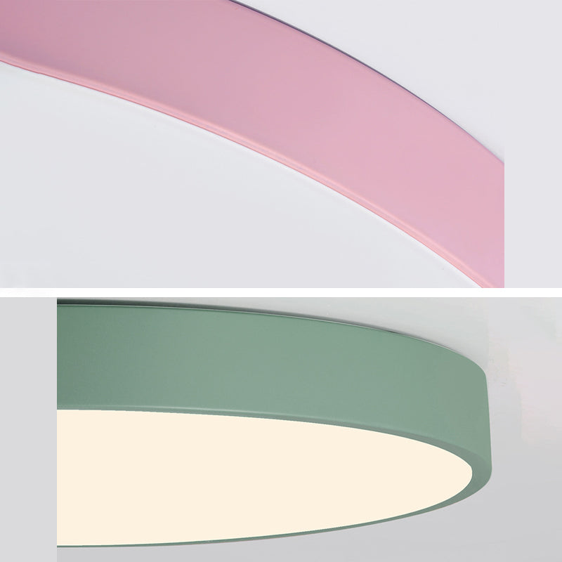 Luces led de montaje de montaje de descarga circular de acrílico