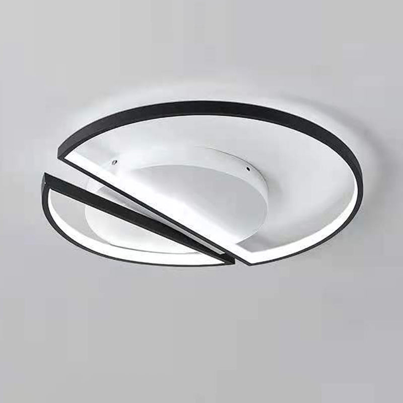 Modern Semi Flush Mount Chandelier Metal Semi Flush Light