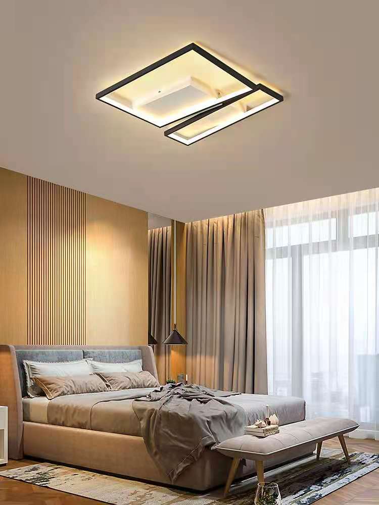 Modern Semi Flush Mount Chandelier Metal Semi Flush Light