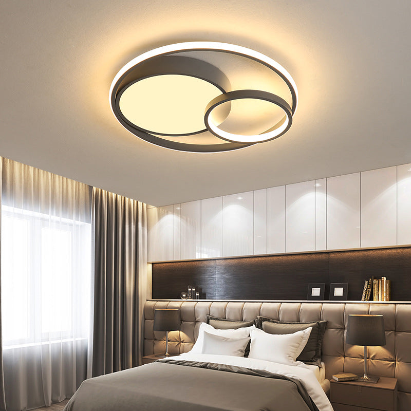 Circular Flush Mount Light Fixture Modern Acrylic Flush Mount