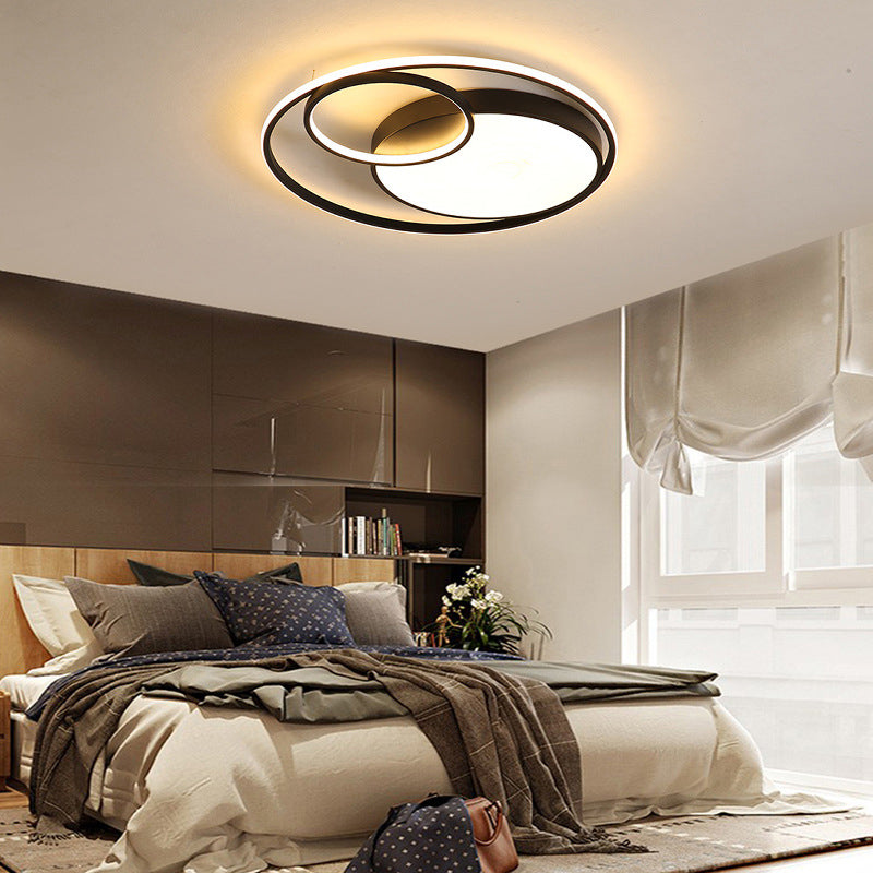 Circular Flush Mount Light Fixture Modern Acrylic Flush Mount