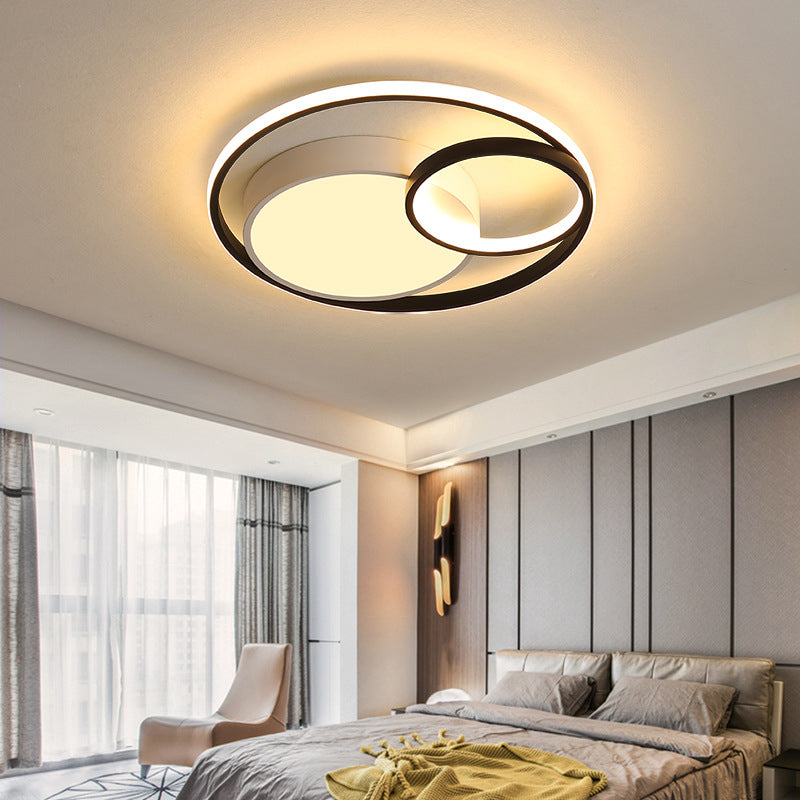 Circular Flush Mount Light Fixture Modern Acrylic Flush Mount