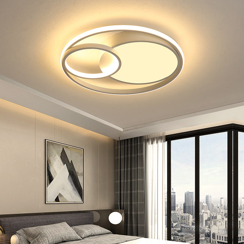 Circular Flush Mount Light Fixture Modern Acrylic Flush Mount