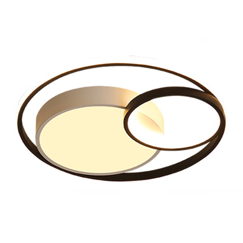 Circular Flush Mount Light Fixture Modern Acrylic Flush Mount