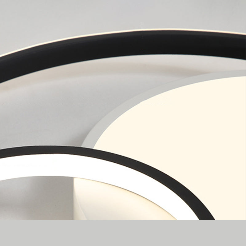 Circular Flush Mount Light Fixture Modern Acrylic Flush Mount