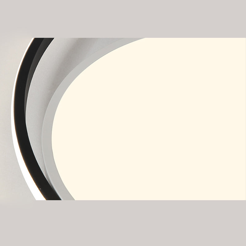 Circular Flush Mount Light Fixture Modern Acrylic Flush Mount