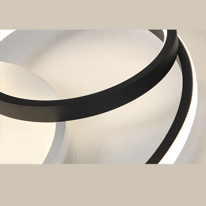 Circular Flush Mount Light Fixture Modern Acrylic Flush Mount