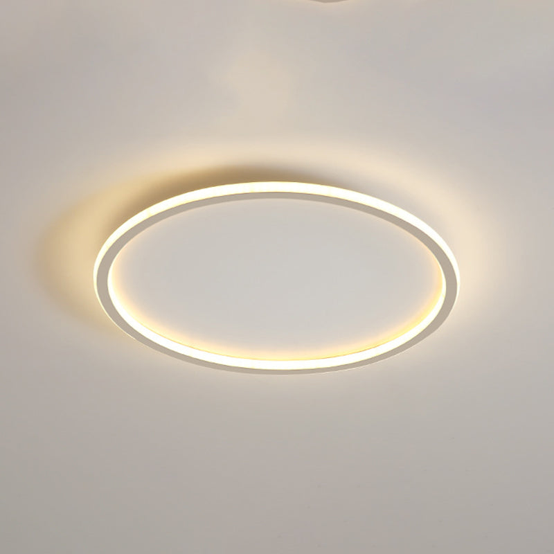 Ultra-thin Minimalist LED Ceiling Light Fixtures Round Modern Style Simplicity LED Flush Mount Lamp for Bedroom