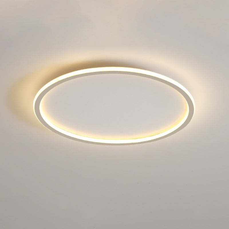 Ultra-thin Minimalist LED Ceiling Light Fixtures Round Modern Style Simplicity LED Flush Mount Lamp for Bedroom