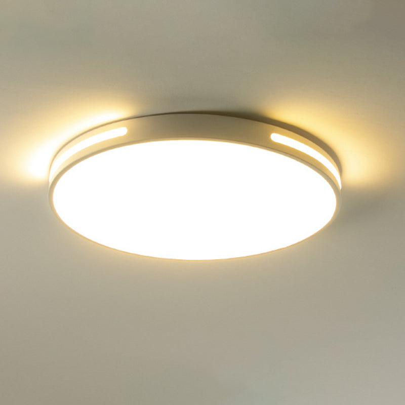 360 ° Surround Lighting Rotondo LED Light Modern Minimalism Metal Openwork Borders Flush Montaggio Lampada per Room Study