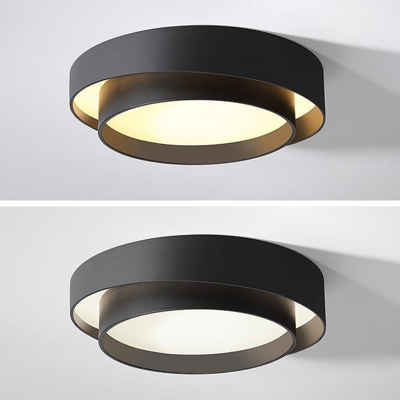 Circular Flush Mount Light Fixture Modern Acrylic Flush Mount