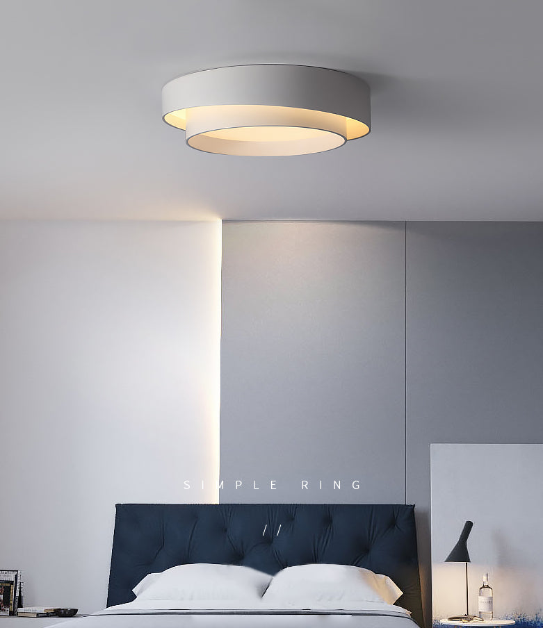 Circular Flush Mount Light Fixture Modern Acrylic Flush Mount