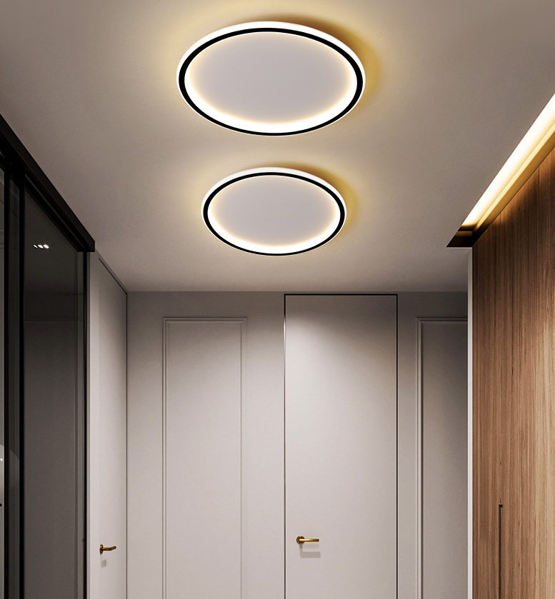 Luminaire de plafond encastré moderne en métal