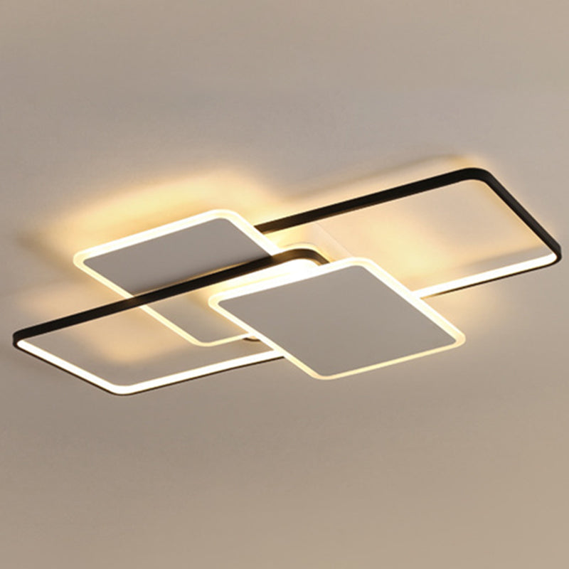 Traverse Plafonnier Plafonnier Minimaliste En Métal Salon LED Plafonnier Éclairage