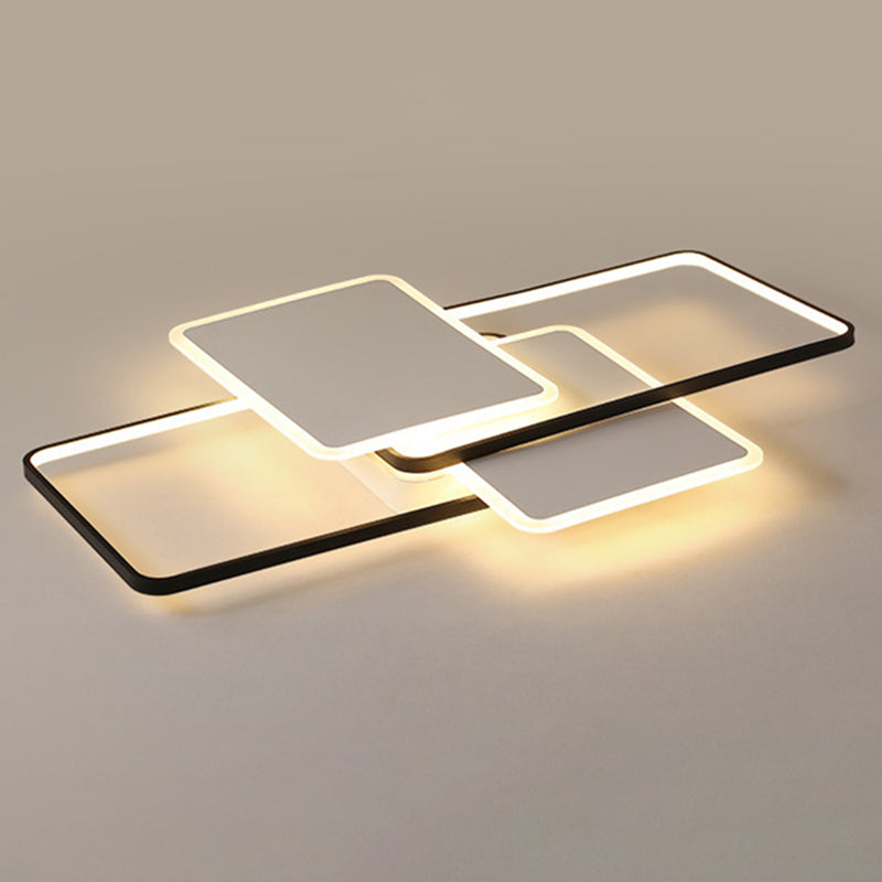 Traverse Plafonnier Plafonnier Minimaliste En Métal Salon LED Plafonnier Éclairage