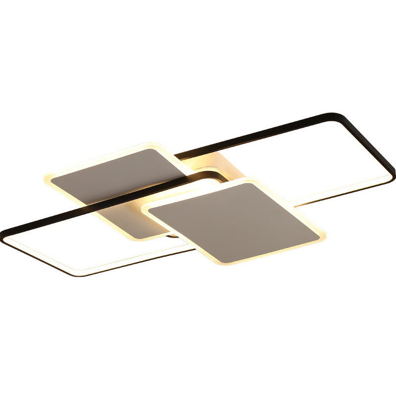 Traverse Plafonnier Plafonnier Minimaliste En Métal Salon LED Plafonnier Éclairage