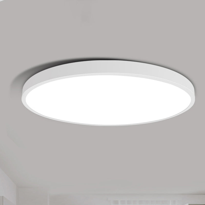 Acrylic Round Modern Style LED Ceiling Light Minimalism Living Room Flush-mount Lamp