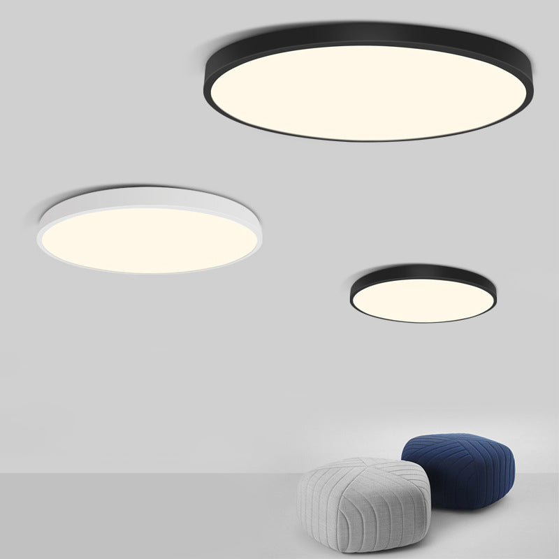 Acrylic Round Modern Style LED Ceiling Light Minimalism Living Room Flush-mount Lamp
