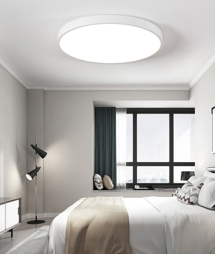 Acrylic Round Modern Style LED Ceiling Light Minimalism Living Room Flush-mount Lamp