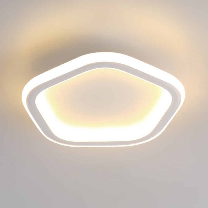 Ultra-Thin Flush Mount Ceiling Light Fixture Modern Minimalist Style Acrylic Flush Ceiling Lights