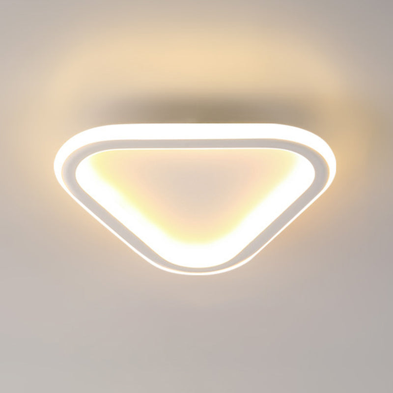 Ultra-Thin Flush Mount Ceiling Light Fixture Modern Minimalist Style Acrylic Flush Ceiling Lights