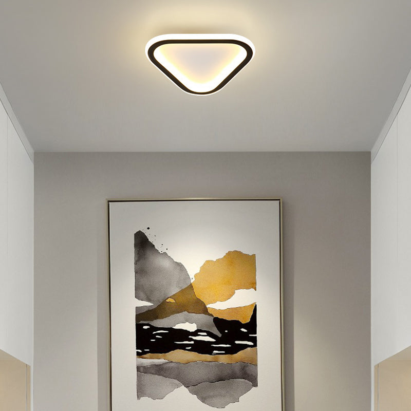 Ultra-Thin Flush Mount Ceiling Light Fixture Modern Minimalist Style Acrylic Flush Ceiling Lights
