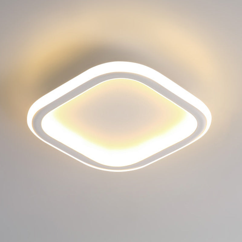 Ultra-Thin Flush Mount Ceiling Light Fixture Modern Minimalist Style Acrylic Flush Ceiling Lights