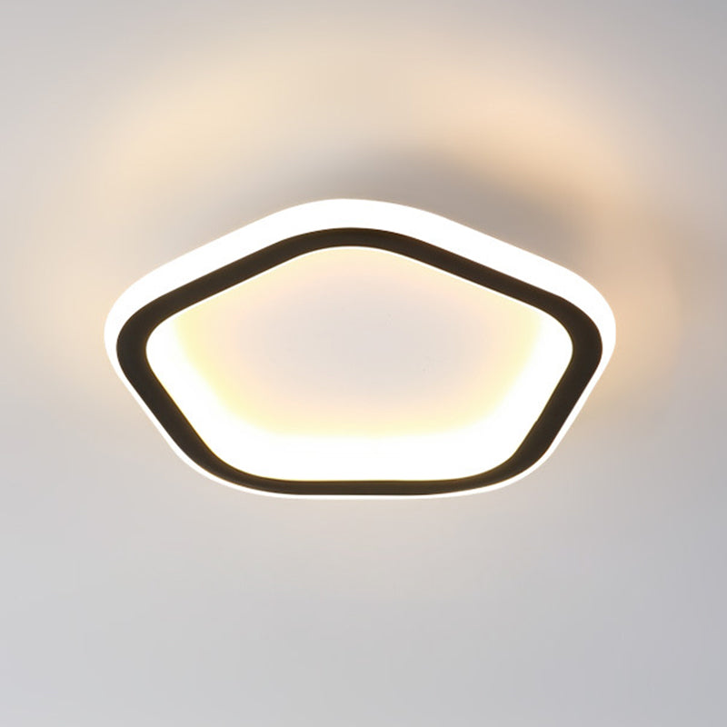 Ultra-Thin Flush Mount Ceiling Light Fixture Modern Minimalist Style Acrylic Flush Ceiling Lights