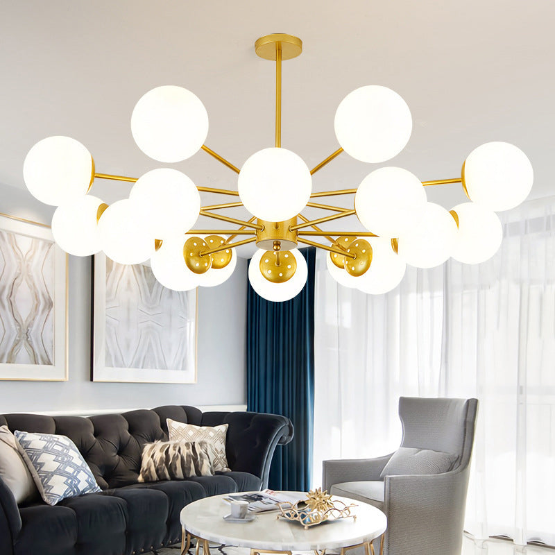 SEMPLICITÀ NORDICO SEMPLICITÀ LAMONO BIANCO GLIVO GLOBO GLODO MUSHE LAMPAGGIO MULTILA LIGHTS per soggiorno