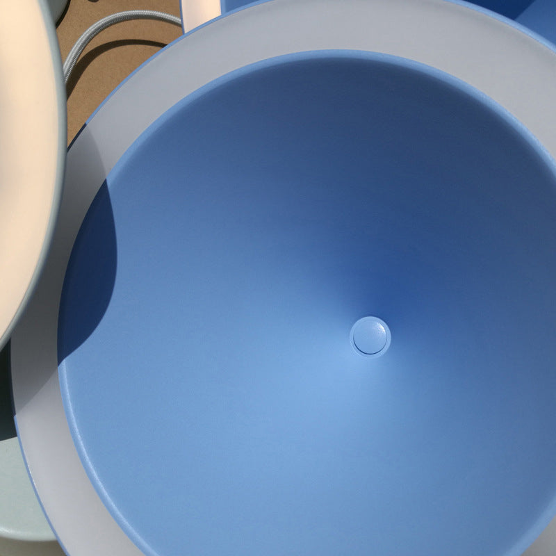 Dinning Room LED Hanging Light Fixture Simple Style Hanging Ceiling Light with Cone Metal Shade