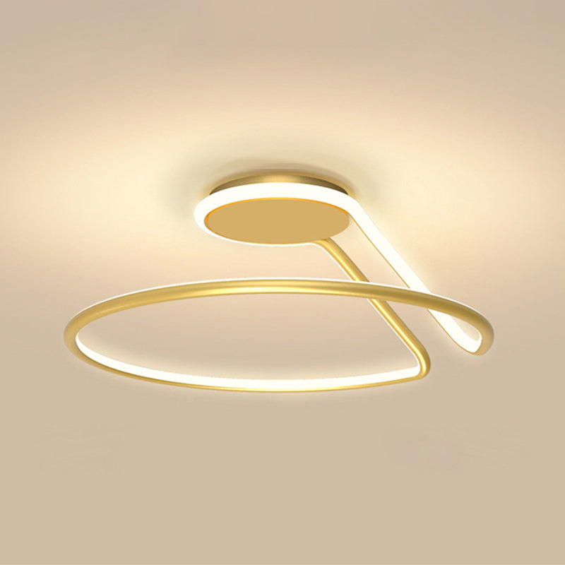 Circular Semi Flush Mounted Plafond Light
