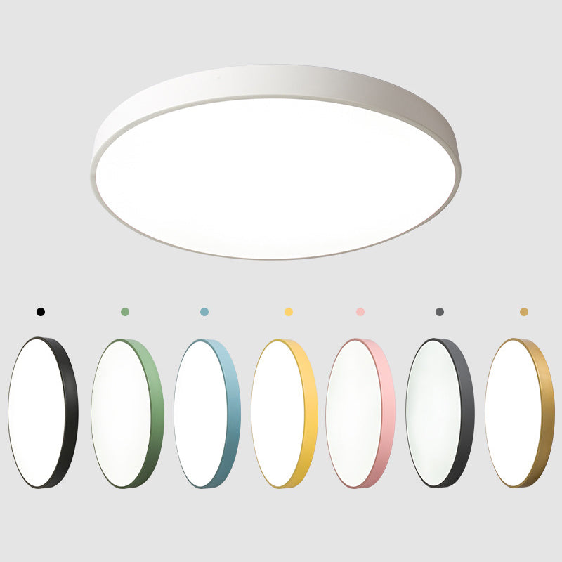 Circular Flush Mount Light Fixture Modern Acrylic Flush Mount