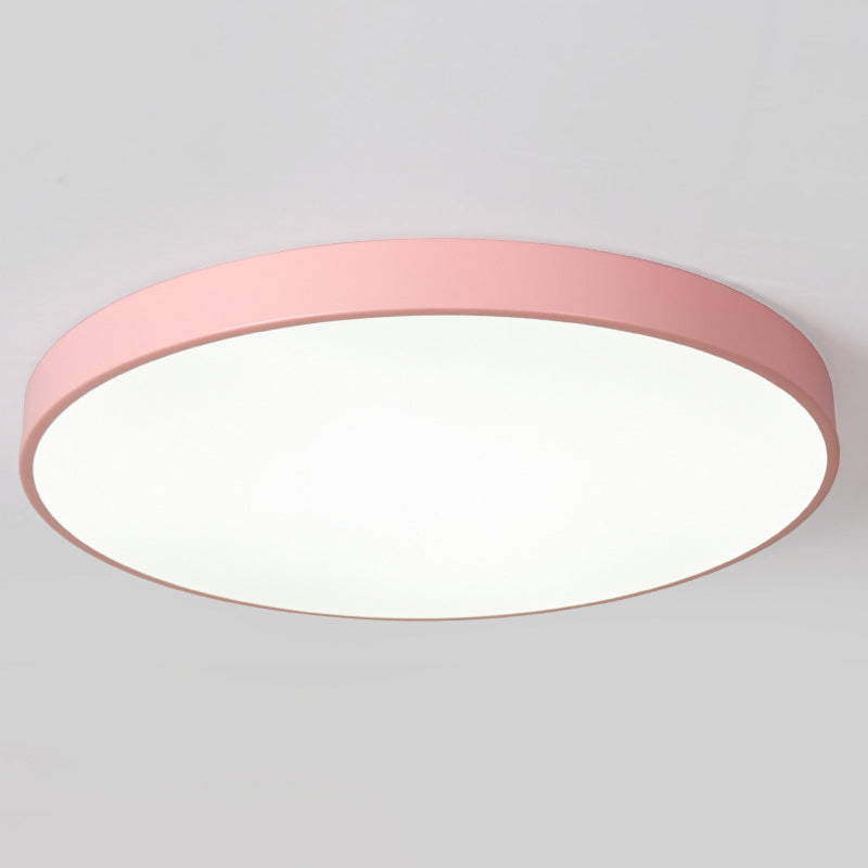 Circular Flush Mount Light Fixture Modern Acrylic Flush Mount