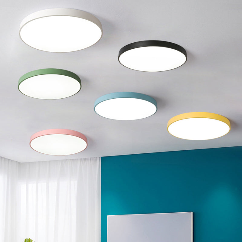 Circular Flush Mount Light Fixture Modern Acrylic Flush Mount